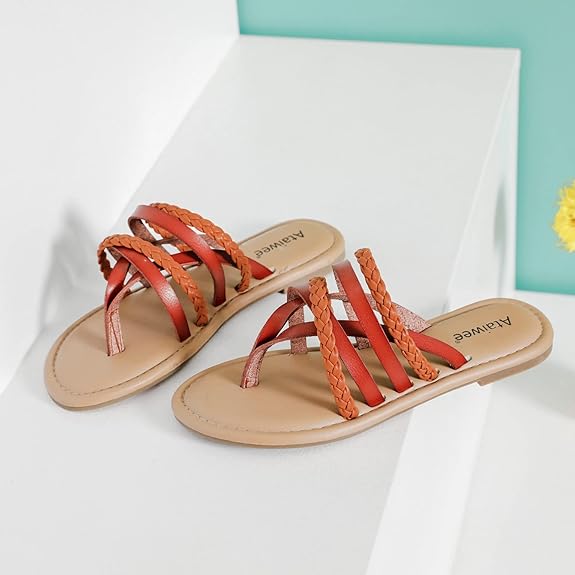 Comfortable-Slip-On-Thong-Strappy-Spring-Summer-Shoes - Image 4