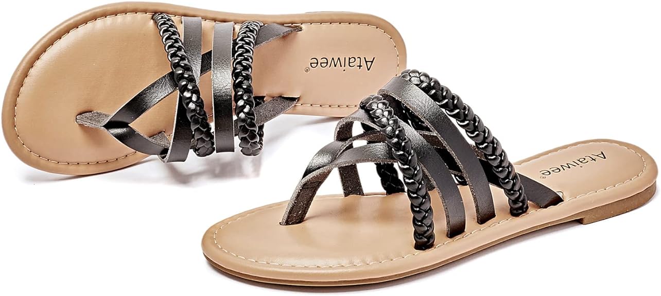 Comfortable-Slip-On-Thong-Strappy-Spring-Summer-Shoes - Image 3
